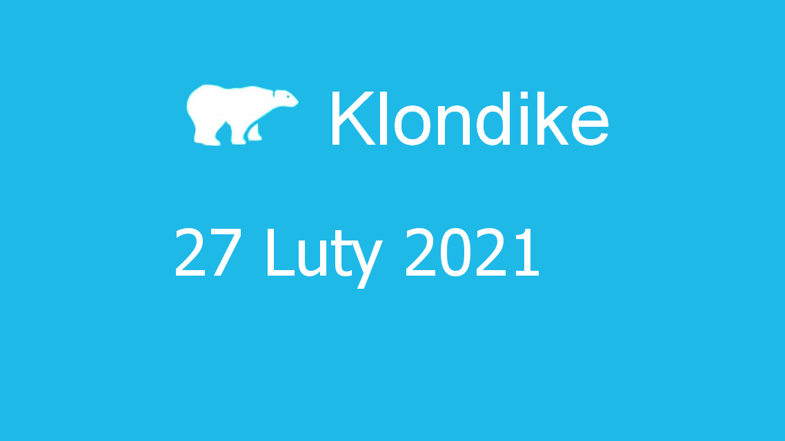 Microsoft solitaire collection - klondike - 27 luty 2021