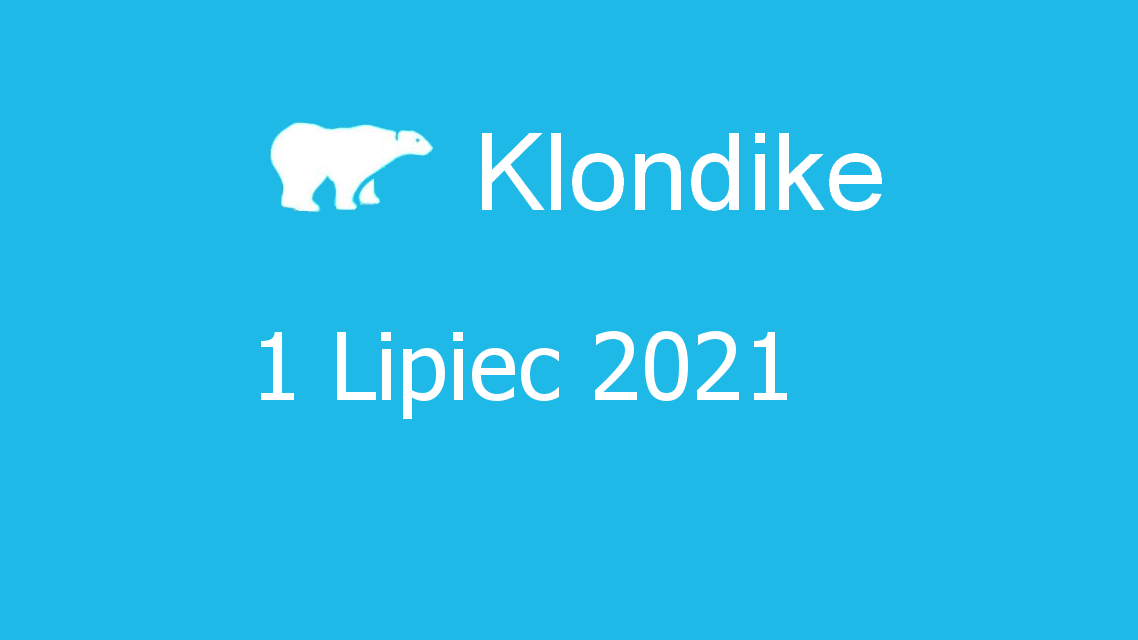 Microsoft solitaire collection - klondike - 01 lipiec 2021