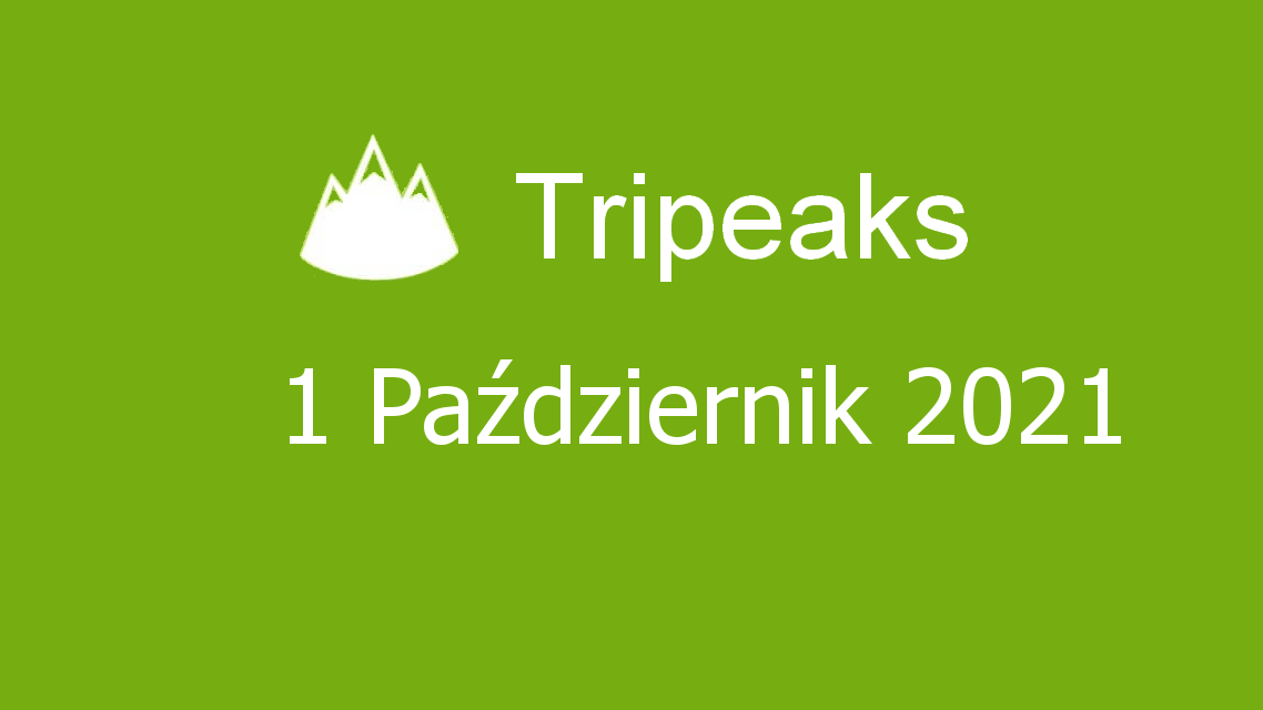 Microsoft solitaire collection - tripeaks - 01 październik 2021