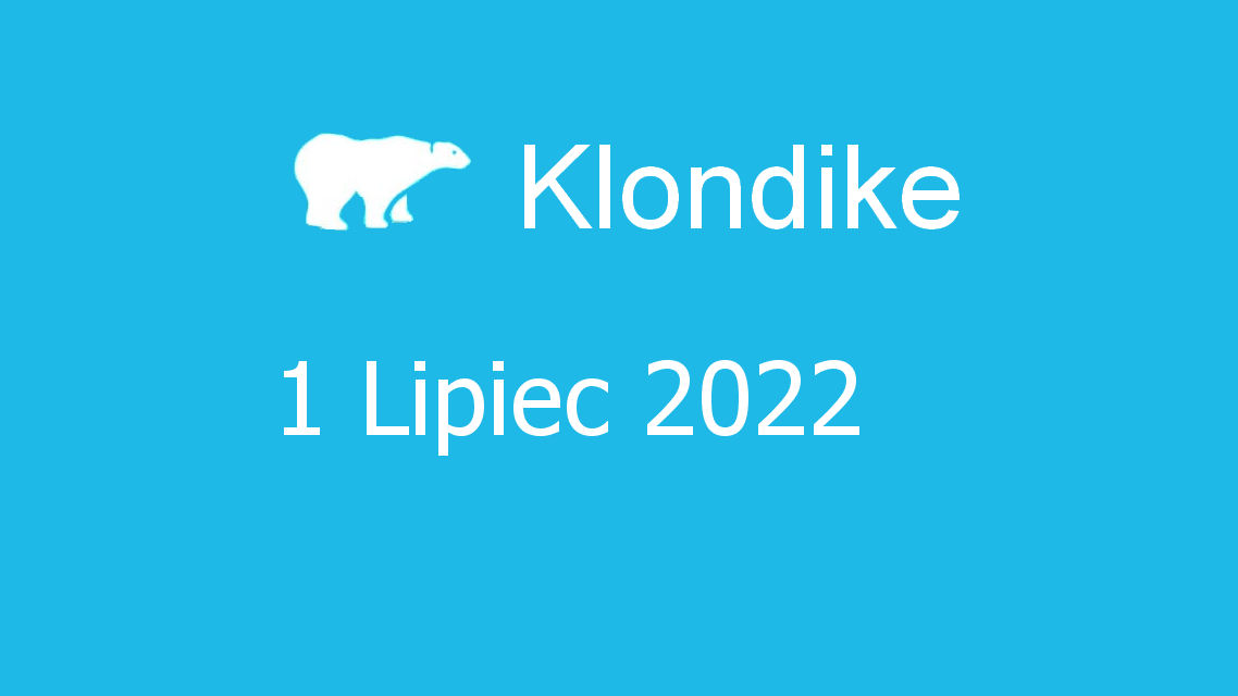 Microsoft solitaire collection - klondike - 01 lipiec 2022