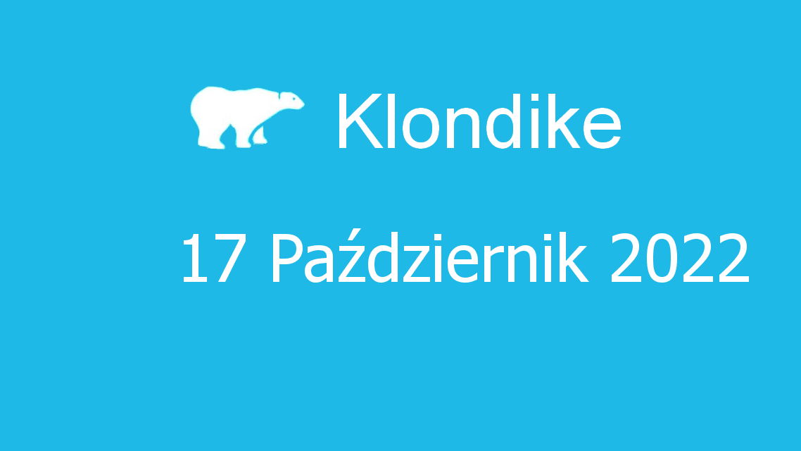 Microsoft solitaire collection - klondike - 17 październik 2022