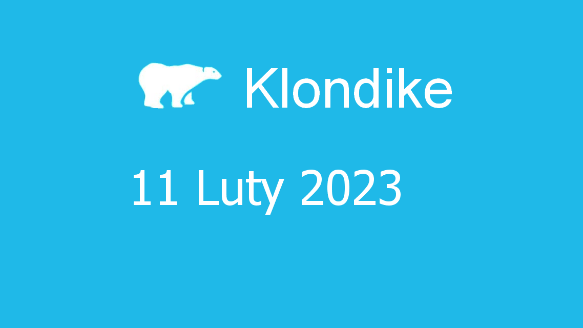 Microsoft solitaire collection - klondike - 11 luty 2023
