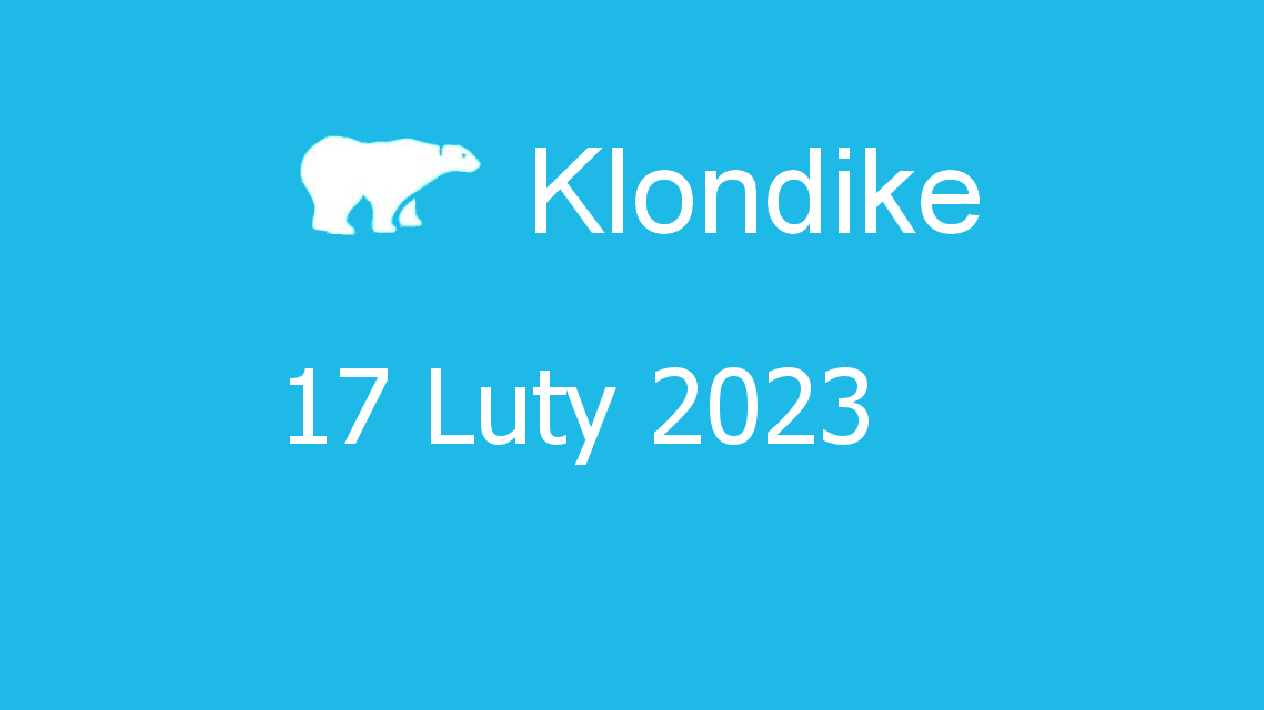 Microsoft solitaire collection - klondike - 17 luty 2023