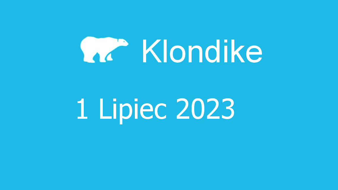 Microsoft solitaire collection - klondike - 01 lipiec 2023
