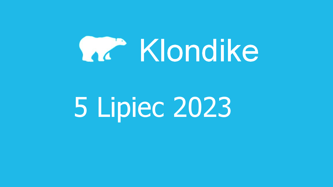 Microsoft solitaire collection - klondike - 05 lipiec 2023
