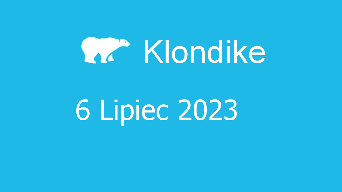 Microsoft solitaire collection - klondike - 06 lipiec 2023