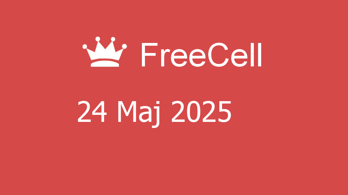 Microsoft solitaire collection - freecell - 24 maj 2025